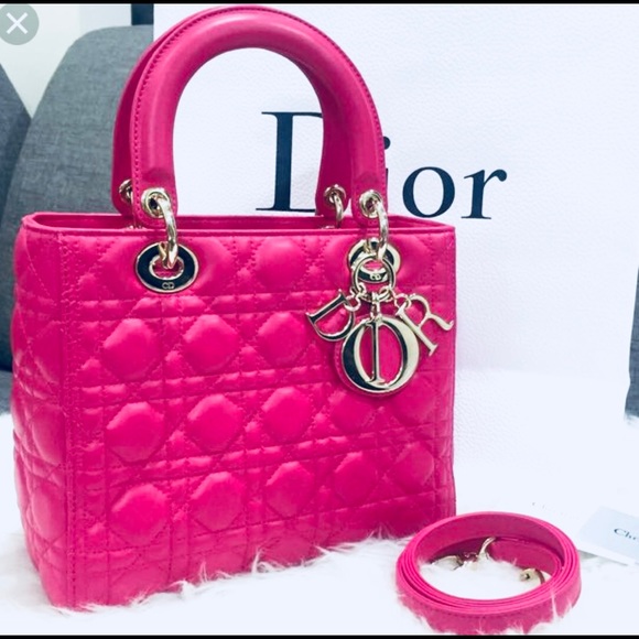 Dior Handbags - ❤️ New Lady Dior Lambskin Medium Bag